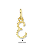 925 Sterling Silver Letter Pendant