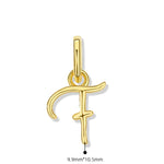 925 Sterling Silver Letter Pendant
