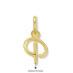 925 Sterling Silver Letter Pendant
