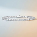 S925 Silver Moissanite Tennis Bracelet