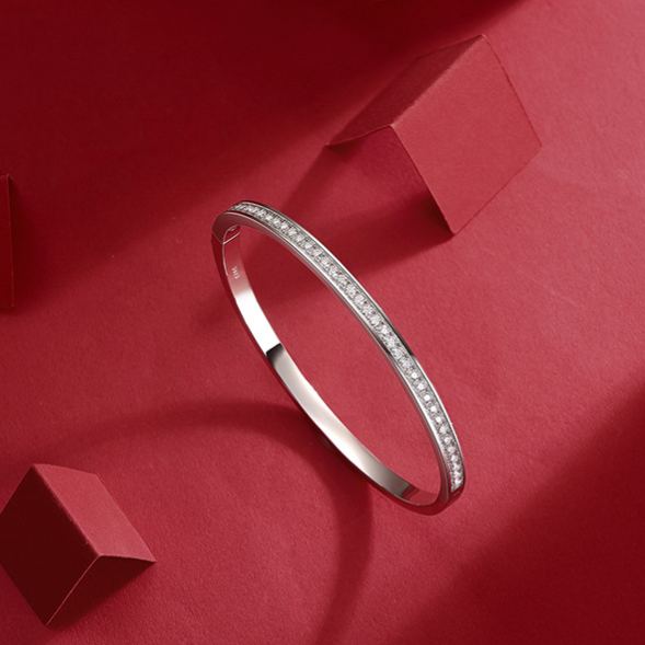 S925 Silver Moissanite Bracelet