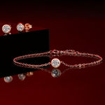S925 Sterling Silver Moissanite "Sensing Bubbles" Bracelet