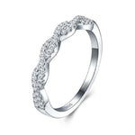 S925 Silver Moissanite Ring