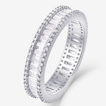S925 Silver Musical Note Moissanite Ring
