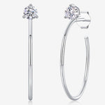 S925 Silver "Graceful Afternoon" Moissanite Earrings